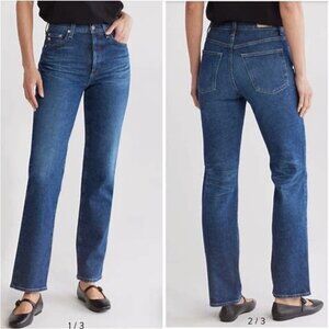 AG Alexxis Vintage High Waist Straight Mom Jeans 8 Years Restoration 27W